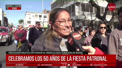 Procesi&oacute;n N&aacute;utica emotivos testimonios en la celebraci&oacute;n por sus 50 a&ntilde;os